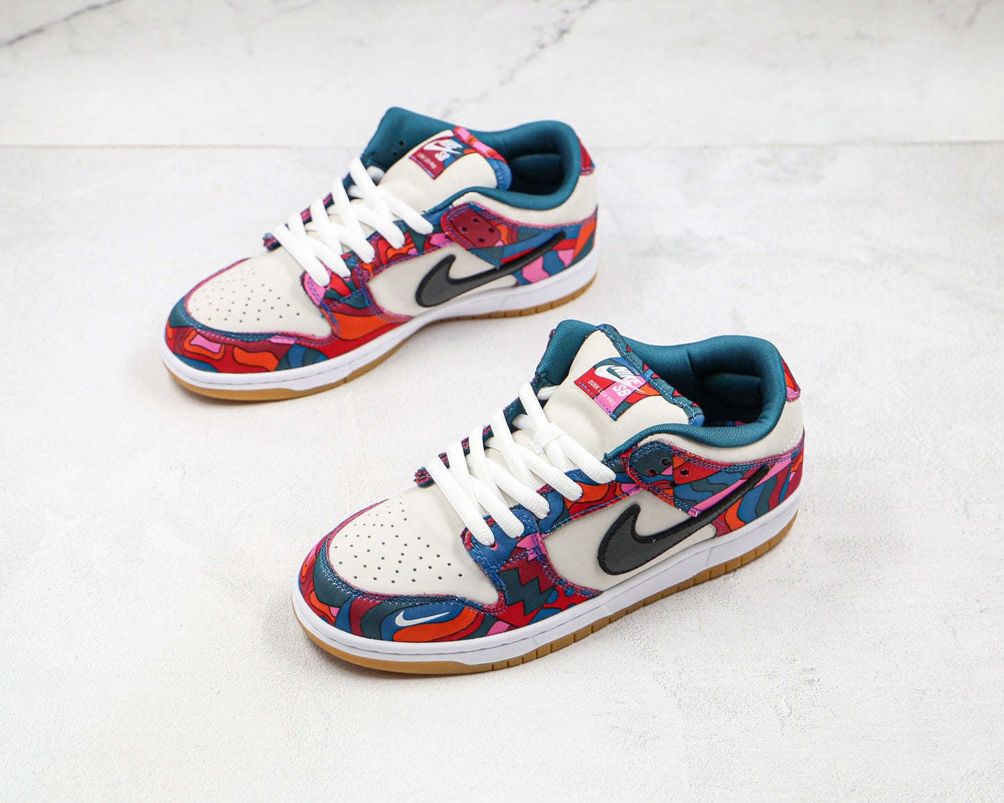 SB Dunk Low Pro Parra Abstract Art